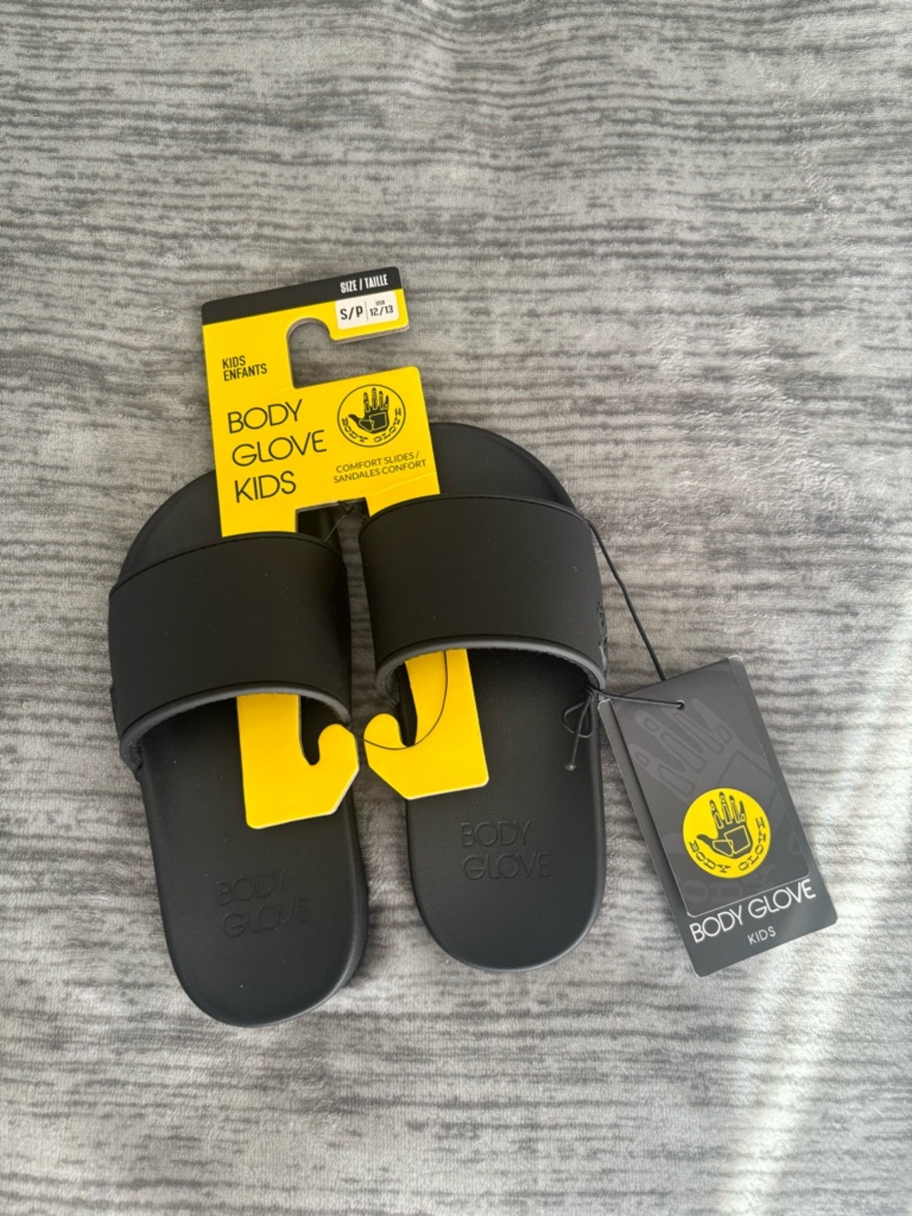 Body Glove Kids Black Slide Sandals